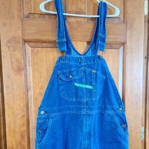Relaxed-Fit Men's Denim Overalls - Blue